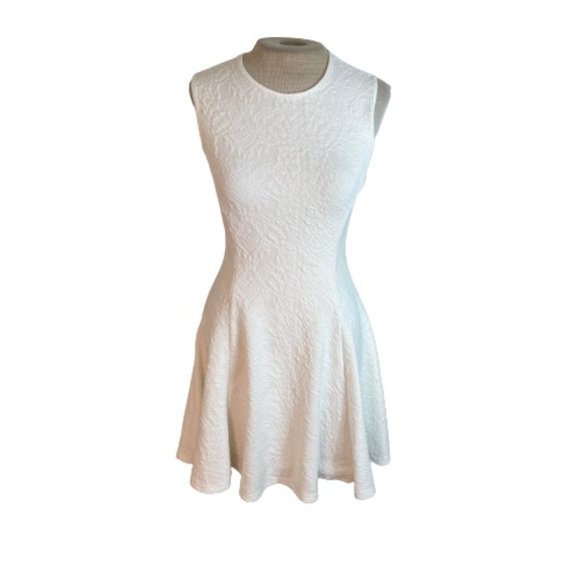 bishop + young Dresses & Skirts - Bishop + Young Stretch Knit Mini Fit Flare Dress